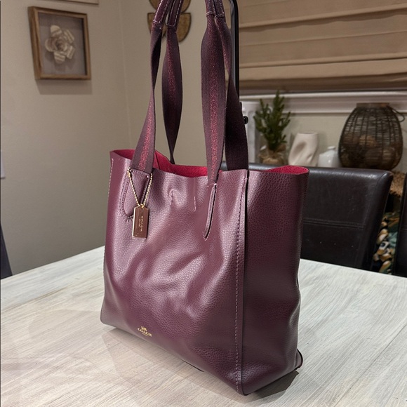Coach Handbags - Coach Derby Deep Burgundy Leather Tote- NWOT